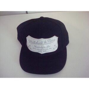 MITCHELL AND NESS SIZE 8 SHIELD LOGO  NEW Y2K 00S HAT CAP DEADSTOCK  VINTAGE T7